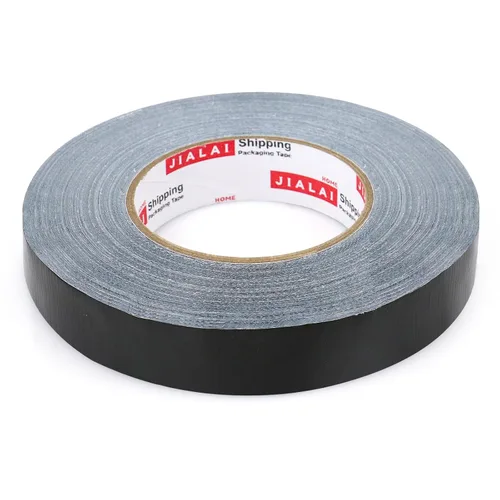 Miniatura 9 de JIALAI HOME Cinta adhesiva negra, 1 pulgada x 60 yardas, resistente, flexible, sin residuos, cinta impermeable para todo clima, resistente a