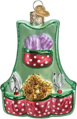 Miniatura 12 de Old World Christmas She Shed - Adorno de cristal soplado para árbol de Navidad, decoración navideña hecha a mano, colección de jardín