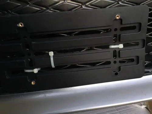Miniatura 7 de Soporte para placa de matrícula de parachoques delantero, kit de adaptador de montaje para Hyundai (todos los modelos) Descuento por