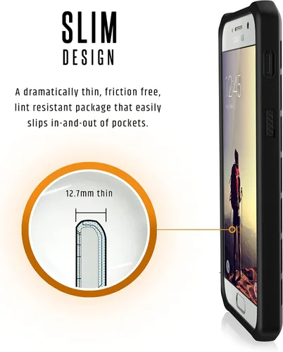 Miniatura 4 de URBAN ARMOR GEAR UAG - Funda para Samsung Galaxy A5 (2017) Outback resistente y ligera, resistente a caídas militares [negra]