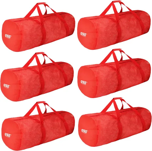 Miniatura 8 de Bolsa de lona deportiva de malla grande de alta resistencia, color gris, bolsa seca, equipo de buceo, bolsa de buceo con cremallera. Ideal