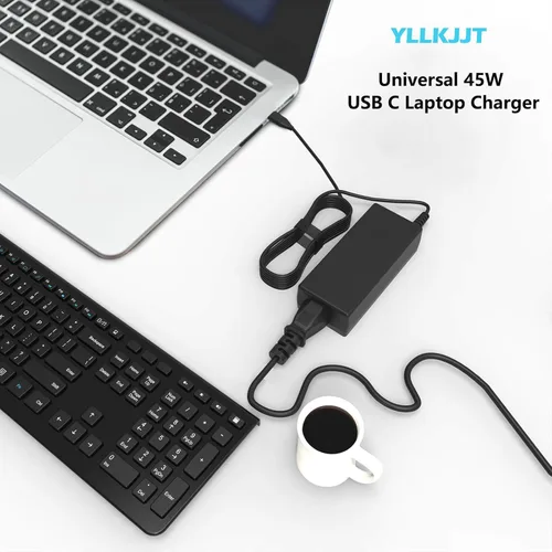 Miniatura 2 de Cargador universal USB tipo C de 45 W compatible con HP ChromeBook x360 11A G8 EE/11MK G9 EE Lenovo Acer Chromebook 311 315 Asus Samsung Chromebook