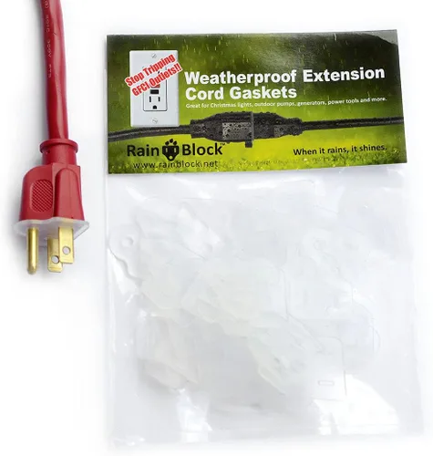 Miniatura 2 de Juntas de cable de extensión resistentes a la intemperie – Junta de cable de extensión para exteriores y luz de Navidad resistente a la intemperie