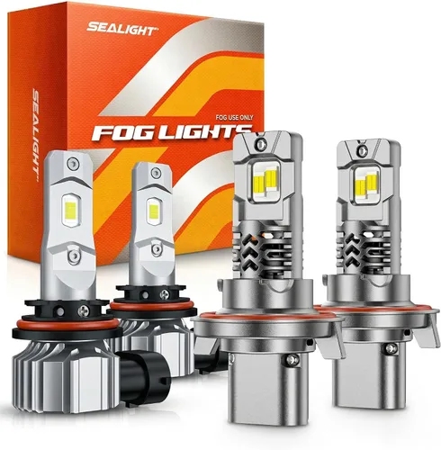 Miniatura 16 de SEALIGHT Bombilla HID D1S, 6000K blanco frío 400% brillo, 35 W xenón HID repuesto 66144 66140 85140 85415 (85415C1), bombillas antiniebla Plug and
