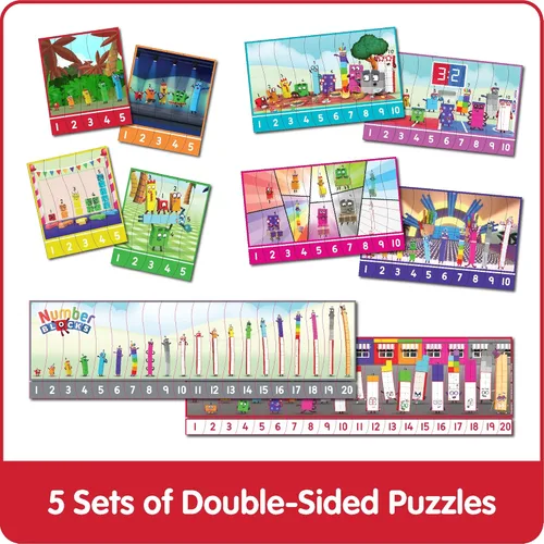 Miniatura 6 de hand2mind Juego de rompecabezas de secuencia Numberblocks, Tarjetas de secuencia, Juego de emparejar, Juguetes matemáticos, Juguetes educativos