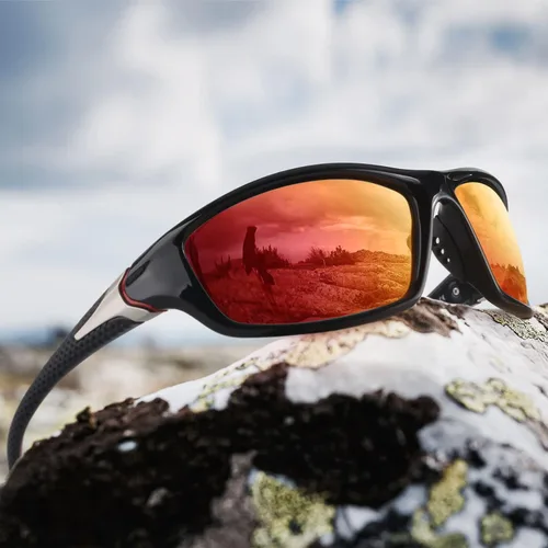 Miniatura 5 de WEAROYO - Gafas de sol polarizadas deportivas para hombres y mujeres, gafas de pesca y conducción rectangulares, protección UV400 Marco C