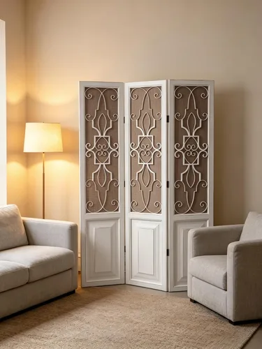 SOFE Separador de habitación de madera de 3 paneles de 6 pies de alto, paneles plegables de pantalla de tocador rústico, divisor de pared decorativo