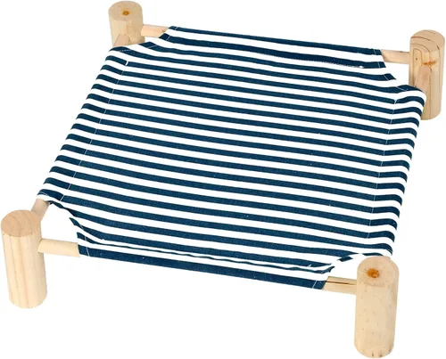 Miniatura 21 de Patas Lague Hamaca Cama para Gatos y Perros Pequeños, Cama Elevada de Madera Transpirable para Mascotas Gatos Conejos con Refrigeración para Arrow
