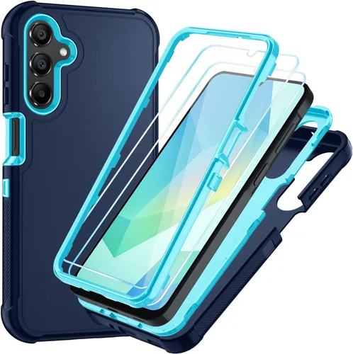 Miniatura 12 de Funda para Samsung Galaxy A16 5G: Cubierta de Teléfono a Prueba de Golpes de 3 Capas con Protector de Pantalla HD, Protección Híbrida Protectiva