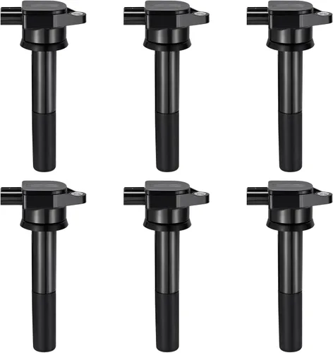 Miniatura 50 de BDFHYK Paquete de bobinas de encendido UF535 y bujías de iridio 95983 compatibles con Mercedes-Benz C230 C280 CLK350 E350 ML350 SLK280 Dodge