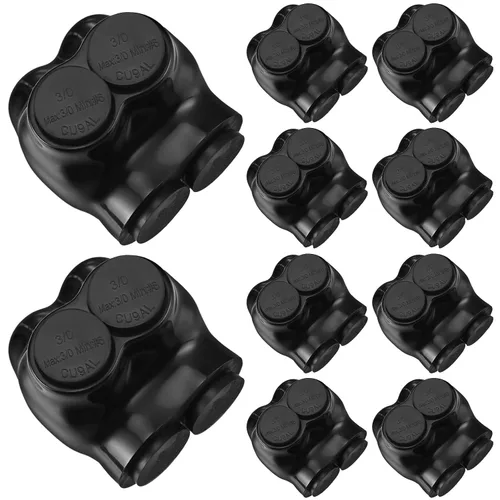 Miniatura 9 de 5 conectores de cable múltiple aislados, 2 puertos, empalme de entrada única, conectores de alimentación eléctrica, terminales de interconexión