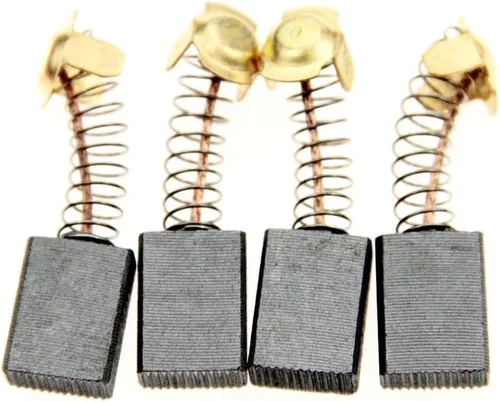 Repuesto de cepillos de carbón para motores eléctricos, pieza de reparación de 4 piezas, 0.28 x 0.55 x 0.75 pulgadas (0.276 in x 0.551 in x 0.748