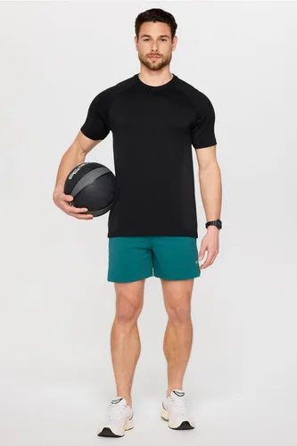 Miniatura 38 de Fabletics The One - Pantalón corto para hombre (forro), entrenamiento, natación, ligero, de secado rápido, bolsillo con cremallera, tejido elástico