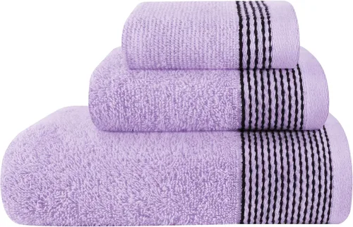 Miniatura 13 de Belizzi Home Juego de 3 toallas de algodón ultra suave, contiene una toalla de baño de 28 x 55 pulgadas, una toalla de mano de 16 x 24 pulgadas y un