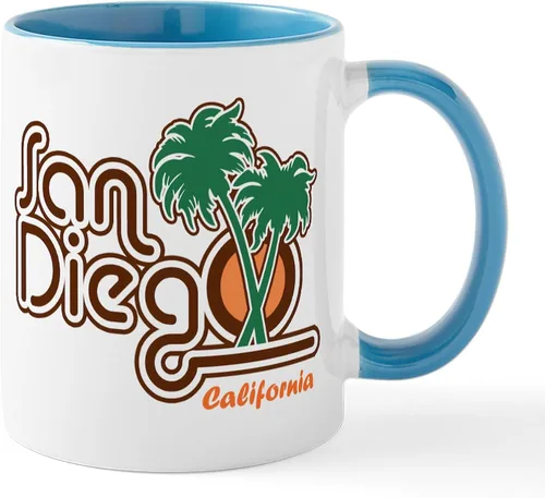 Miniatura 101 de CafePress Taza de café de cerámica de 11 oz (11.0 fl oz) de San Francisco Blanco - Taza San Francisco