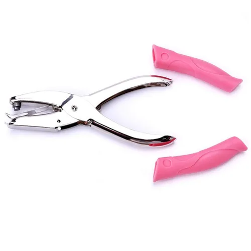 Miniatura 5 de 2 perforadores de metal de mano de 1/16 y 1/8 pulgadas para manualidades, papel de recortes, perforador, herramienta de mano en forma de círculo