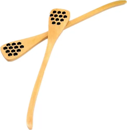 Miniatura 5 de Paquete de 12 cucharas de madera para mezclar miel, cuchara para mezclar café, vajilla para recuerdos de boda o fiesta