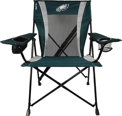 Miniatura 4 de Kijaro Silla plegable para aficionados al deporte, 26 pulgadas de largo x 35.5 pulgadas de ancho x 37 pulgadas de alto, Philadelphia Eagles
