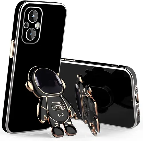 Compatible con OnePlus Nord N20 5G Funda con chapado creativo de astronauta de dibujos animados rosa, para OnePlus Nord N20 5G, funda de silicona a