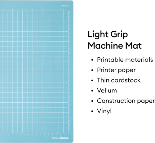 Miniatura 7 de Cricut LightGrip - Juego de alfombrillas de corte (4 unidades, 8.5 x 12 pulgadas), para máquina Joy Xtra, ideal para papel estándar, cartulina