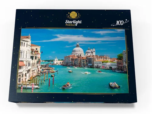 Miniatura 4 de MyPuzzle Grand Canal in The Sunshine of Summer in Venice Italy - Rompecabezas de 100 piezas prémium para adultos