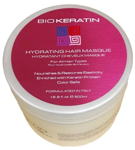 Miniatura 2 de Bio Keratin - Mascarilla Hidratante para el Cabello 16.9 Fl.Oz (16.9 fl oz). Nutre y restaura la elasticidad del cabello.