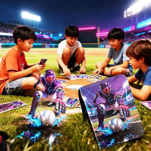 Miniatura 7 de Carpeta para tarjetas de béisbol, 4 bolsillos con 50 fundas extraíbles, se adapta a 400 tarjetas deportivas, álbum de coleccionistas de tarjetas