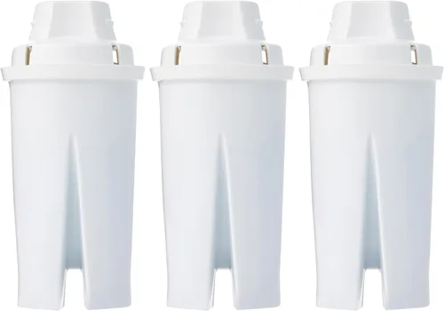 Amazon Basics Filtros de agua de repuesto mejorados para jarras de agua, sin BPA, certificados WQA y NSF, compatibles con jarras de agua Brita y