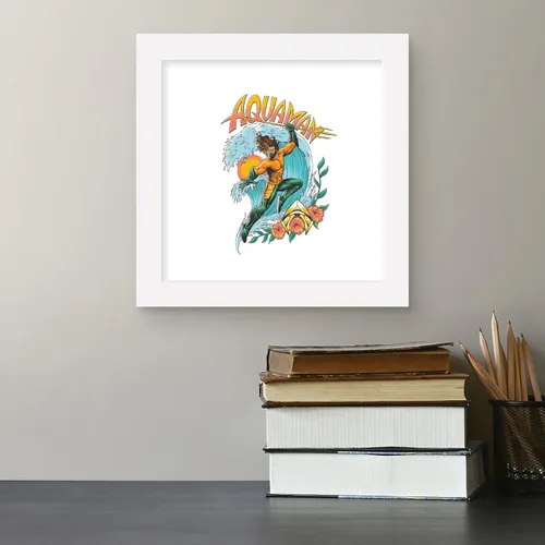 Miniatura 4 de Trends International Gallery Pops DC Comics Movie Aquaman and the Lost Kingdom - Póster gráfico de pared Aquaman Surf para pared, 12.00 x 12.00