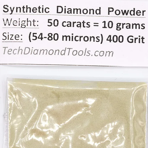 Miniatura 39 de TechDiamondTools Polvo de diamante para pulir vidrio, cuarzo, mármol, piedra, piedra, parabrisas, travertino, grano 14,000, grano 14,000, 0-1