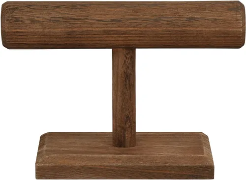 Miniatura 4 de Mostrador de pulseras hecho de madera con diseño antiguo marca Ikee 7 78" largo x 2 78" profundidad x 5 12" altura