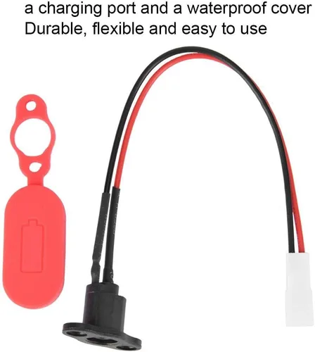 Miniatura 8 de Battery Charger Connector Plug Charging Port for M365 with Waterproof Cover for M365 Electric Scooter Accessory