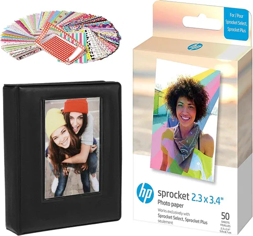 HP Sprocket Premium Zink Sticky Back papel fotográfico