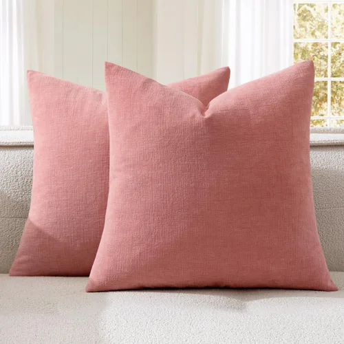 Miniatura 29 de MIULEE Juego de 2 fundas de almohada cuadradas decorativas de felpilla suave de 20 x 20 pulgadas para sofá, sala de estar y cama de color verde oliva