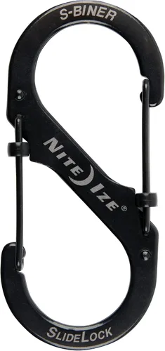 Miniatura 2 de Nite Ize - LSB4-01-R3 LSB4-11-R3 Mosquetón S-Biner con cierre corredizo, negro, #4