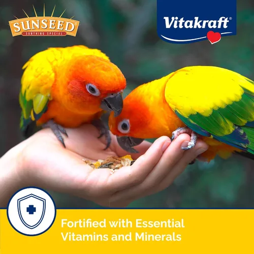 Miniatura 5 de Sunseed Vita Prima Conure Food - Mezcla rica en nutrientes con frutas, verduras y semillas que apoya plumas, ojos y energía activa saludables