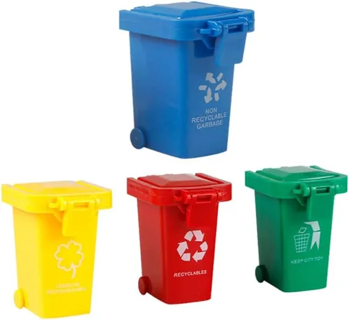 Miniatura 4 de Juguete de niños empujando vehículos de basura y potes de basura de Aiting.