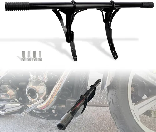 Miniatura 7 de Estriberas de pasajero con barra antivuelco para Harley Softail Street Bob, Low Rider y Heritage Classic 2018-2024 Control deslizante del marco