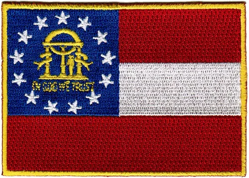 Miniatura 26 de Parche bordado de la bandera del estado de Hawaii Kanaka Maoli para planchar Kamehameha hawaiano