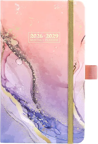 Agenda de bolsillo 2026-2028, agenda mensual de 3 años 2026-2028, enero de 2026 a diciembre de 2028 (36 meses), 4 x 6.2 pulgadas, calendario mensual