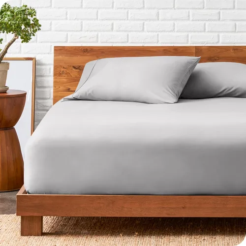 Miniatura 12 de Bare Home Juego de sábana bajera y fundas de almohada, microfibra ultrasuave de 1800 hilos, lujosa, doble cepillado, bolsillos profundos, ajuste 13