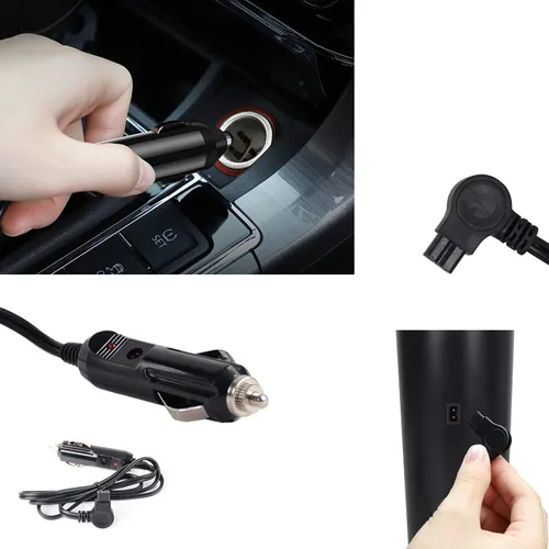 Miniatura 4 de Tazas de café de viaje para automóvil de 24V/12V, taza con control de temperatura para automóvil, taza inteligente calentada, ajusta temperatura