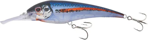 Miniatura 23 de Nomad Design DTX Minnow con sistema patentado Autotune - Acción de natación de pez cebo envejecido, BKK Diablo Caballa Rosa Caliente