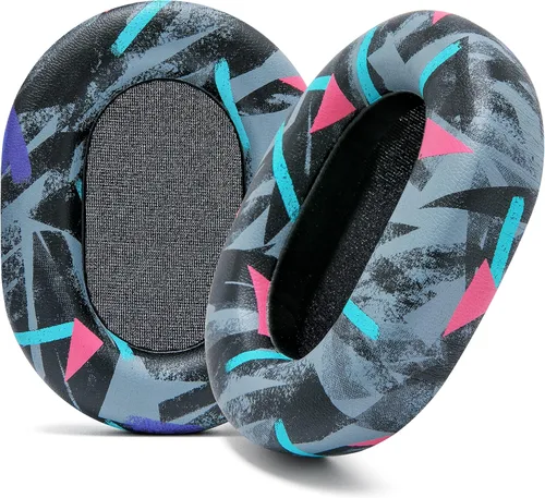 WC PadZ XM5 - Almohadillas gruesas para auriculares Sony WH-1000XM5, piel sintética suave, extra gruesa, espuma viscoelástica con aislamiento de