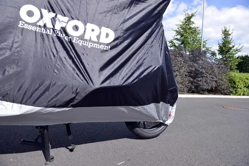 Miniatura 8 de Oxford - Funda protectora Aquatex para motocicletas al aire libre Negro/Plateado