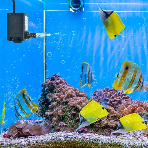 Miniatura 9 de Goplus Bomba de agua sumergible de 383 GPH (1450 L/H, 30 W), bomba de agua ultra silenciosa con elevación de 8.2 pies de alto, cable de alimentación