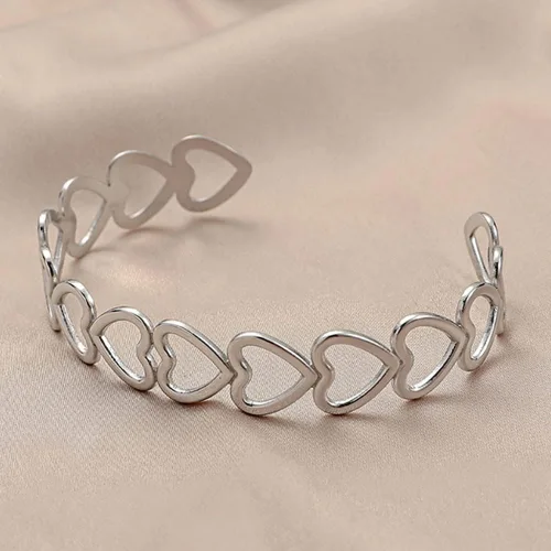 Miniatura 3 de Eksesriy Pulseras para mujer con corazón abierto para niñas