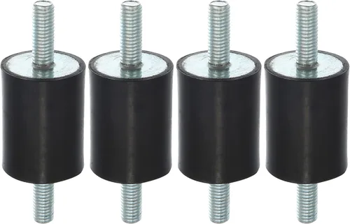 Miniatura 13 de X AUTOHAUX 4 piezas M8 - Amortiguador aislante de goma antivibración para automóvil, 0.984 x 0.787 in, montaje de bobina de goma, soportes
