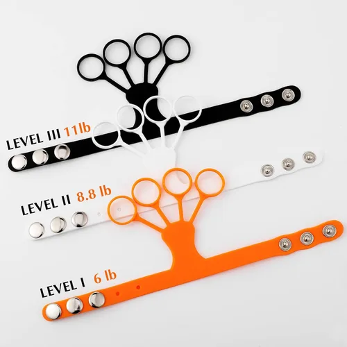 Miniatura 3 de Haull 6 piezas de ayuda de tiro de baloncesto Flickglove Equipo de entrenamiento de baloncesto para mejorar tiro y potencia Guante de silicona