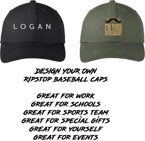 Miniatura 5 de INK STITCH Gorras de béisbol unisex C940 con logotipo personalizado y costuras